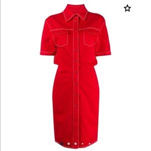 Off-White by Virgil Abloh - Denim Shirt Dress